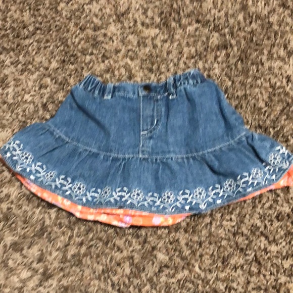children's place jean skirt